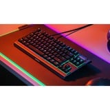SteelSeries Apex 3 TKL RGB clavier gaming mécanique Noir, Layout FR (AZERTY), SteelSeries Whisper-Quiet, 80% (TKL)