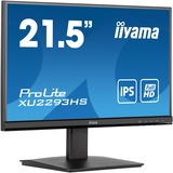 iiyama ProLite XU2293HS-B5 21" Moniteur  Noir, 75 Hz, HDMI, DisplayPort, Audio, AMD Free-Sync