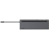 Belkin Connect 11-en-1 USB-C, Station d'accueil Argent/Noir