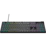 Corsair K55 CORE RGB, clavier gaming Gris, Layout BE, Rubberdome, BE Layout, Rubber dome, LED RGB