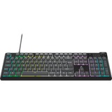 Corsair K55 CORE RGB clavier gaming Gris, Layout BE (AZERTY), Rubberdome, 100%, BE Layout, Rubber dome, LED RGB