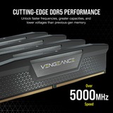 Corsair Vengeance 16 Go DDR5-5200 (2x 8 Go) mémoire vive Noir, CMK16GX5M2B5200C40, XMP 3.0