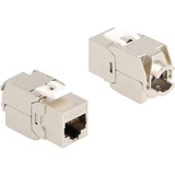 DeLOCK RJ45 jack > LSA Cat.6A STP, Module de Keystone 4 pièces