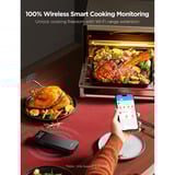 Govee Smart Wireless Meat, Thermomètre Noir, 2.4GHz Wi-Fi, Bluetooth