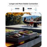 Govee Smart Wireless Meat, Thermomètre Noir, 2.4GHz Wi-Fi, Bluetooth