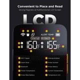 Govee Smart Wireless Meat, Thermomètre Noir, 2.4GHz Wi-Fi, Bluetooth