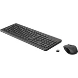 HP Clavier et souris sans fil 330, set de bureau Noir, Layout BE