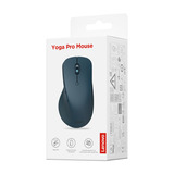 Lenovo Yoga Pro Mouse, Souris Turquoise, Bluetooth 5.1, 4000 DPI, rechargeable USB-C
