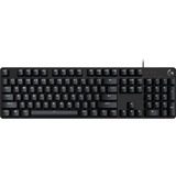 Logitech G413 SE clavier gaming mécanique Noir, Layout BE (AZERTY), 100%, LED blanches