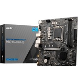 MSI PRO H610M-G carte mère Intel H610 LGA 1700 micro ATX carte mère socket 1700 Intel, LGA 1700, Intel® Core™ i9, LGA 1700, DDR5-SDRAM, 96 Go
