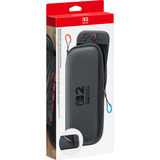 Nintendo Switch 2 sacoche & film protecteur Noir, Boîtier robuste, Nintendo, Noir, Fermeture éclair, 142 mm, 338 mm