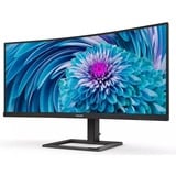 Philips 346E2CUAE/00 34" Moniteur UltraWide incurvé  Noir, WQHD, DisplayPort, HDMI, USB-C, Audio, AMD FreeSync