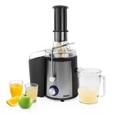 Princess 203040 Juice Extractor sapcentrifuge, Centrifugeuse Noir/en acier inoxydable