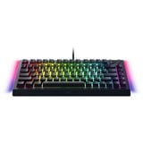 Razer BlackWidow V4 75%, clavier gaming Noir, Layout États-Unis, Razer certified Mechanical Orange Switches