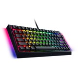 Razer BlackWidow V4 75%, clavier gaming Noir, Layout États-Unis, Razer certified Mechanical Orange Switches