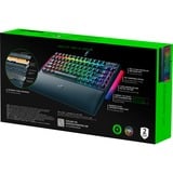 Razer BlackWidow V4 75%, clavier gaming Noir, Layout États-Unis, Razer certified Mechanical Orange Switches