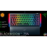 Razer clavier gaming Noir, Layout États-Unis, Razer certified Mechanical Orange Switches