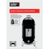 Weber Smokey Mountain Cooker smoker au charbon de bois Noir, Ø 47 cm