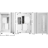 be quiet! Light Base 600 DX boîtier midi tower Blanc | 2x USB-A | 1x USB-C | RGB | Verre Trempé