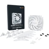 be quiet! Silent Wings Pro 4 PWM ventilateur de boîtier Blanc, 120 x 120 x 25 mm, Ventilateur, 12 cm, 142,5 m³/h, Blanc