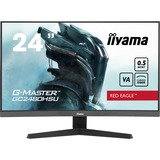 iiyama G-Master Red Eagle GC2480HSU-B1 23.6" Moniteur gaming incurvé  Noir, 180 Hz, HDMI, DisplayPort, USB, Audio, Adaptive Sync