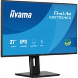 iiyama ProLite XB2792HSU-B1 écran plat de PC 68,6 cm (27") 1920 x 1080 pixels Full HD LED Noir Moniteur  Noir (Mat), 68,6 cm (27"), 1920 x 1080 pixels, Full HD, LED, 3 ms, Noir