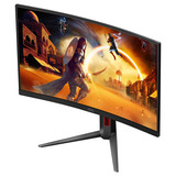 AOC 27" Moniteur gaming incurvé Noir/rouge, 1x DisplayPort, 2x HDMI, 260 Hz / 400 Hz