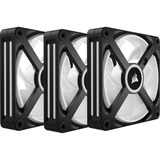 Corsair iCUE LINK QX120 RGB Starter kit ventilateurs de boîtier Noir, 3 pièces, 120 x 120 x 25 mm, PWM