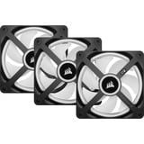 Corsair iCUE LINK QX120 RGB Starter kit ventilateurs de boîtier Noir, 3 pièces, 120 x 120 x 25 mm, PWM