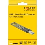 DeLOCK Convertisseur pour SSD PCIe M.2 NVMe 