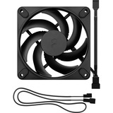 Fractal Design Momentum 12 Black, Ventilateur de boîtier Noir, Connecteur PWM à 4 broches
