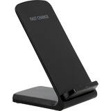 Just in Case Wireless Charger Stand 15 W, Chargeur Noir