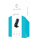 Just in Case Wireless Charger Stand 15 W, Chargeur Noir