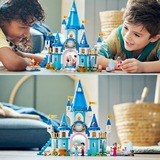 LEGO Disney Princess - Le château de Cendrillon et du Prince charmant, Jouets de construction 43206