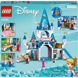 LEGO Disney Princess - Le château de Cendrillon et du Prince charmant, Jouets de construction 43206