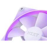 NZXT F140 RGB Twin Pack, Ventilateur de boîtier Blanc, 2 pcs, incluant RGB et contrôleur de ventilateur