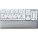 Razer Pro Type Ultra clavier gaming mécanique Blanc, Layout US (QWERTY), Razer Yellow, 100%