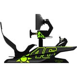 Res-Tech X1 Cockpit VR/46 Limited Edition, Simulateur de course Noir/néon vert, Capots fibre de carbone