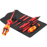 Wera Kraftform Kompakt Turbo i 1, 16 pièces, Clés mixtes à cliquet Rouge/Jaune