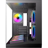 Antec  boîtier mini tower Noir | 2x USB-A | 1x USB-C | RGB | Window