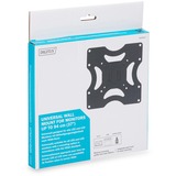 Digitus DA-90310-1 support pour téléviseur 94 cm (37") Noir, Support mural Noir, 94 cm (37"), 37 kg, 75 x 75 mm, 200 x 200 mm, Noir