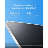 Eufy S340 SoloCam, Caméra de surveillance Blanc, avec double objectif et panneau solaire