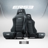 Next Level Racing Racing ERS3 Elite Reclining, Siège gaming Noir