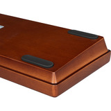 Sharkoon SKILLER SGK50 S4 Gen2 Wood PBT RGB clavier gaming mécanique Bois, Layout BE (AZERTY), Gateron G Pro 3.0 Yellow, 60%, Hot-swappable