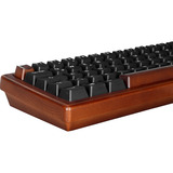 Sharkoon SKILLER SGK50 S4 Gen2 Wood PBT, clavier gaming Bois/Noir, Layout BE, Gateron G Pro 3.0 Yellow, BE Layout, Gateron G Pro 3.0 Yellow, RGB leds, Hot-swappable, 60%