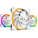 be quiet! Light Wings PWM ventilateurs de boîtier RGB  Blanc, 3 pièces, 140 x 140 x 25 mm, contrôleur inclus