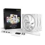 be quiet! Light Wings PWM ventilateurs de boîtier RGB  Blanc, 3 pièces, 140 x 140 x 25 mm, contrôleur inclus