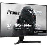 iiyama G-Master Black Hawk G2741QSU-B1 27" Moniteur gaming Noir, 1x DisplayPort, 1x HDMI, 2x USB-A, 144 Hz