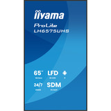 iiyama iiya 65 L LH6575UHS-B2AG 60Hz 4K IPS, Affichage public Noir (Mat)
