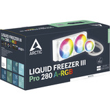 ARCTIC Liquid Freezer III Pro 280 A-RGB (White) Processeur Refroidisseur de liquide tout-en-un 12 cm Blanc 1 pièce(s), Watercooling Blanc, Refroidisseur de liquide tout-en-un, 12 cm, 186 m³/h, Blanc